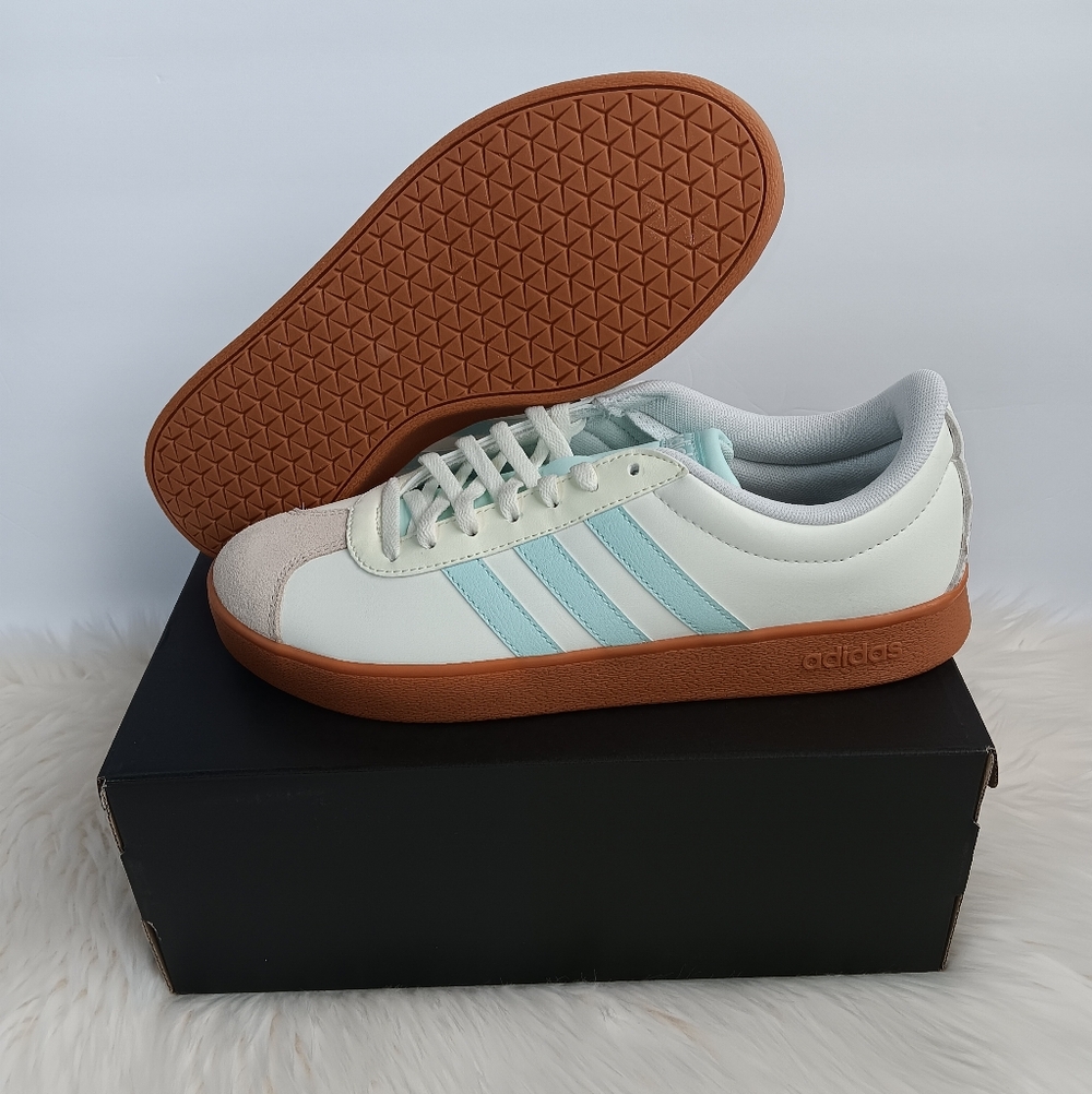 New Adidas Women's VL Court Base Shoes Sneakers JI1767 Sz  8